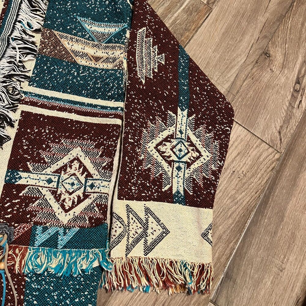 Aztec Wrapper Native American Indian Vintage Tape… - image 6